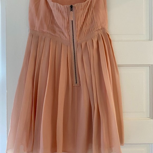 Madewell Pink Strapless Dress - Picture 4 of 5